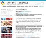 Activism and Legislation Activism and Legislation