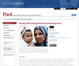 Family Planning Policies and Programs