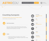 Counting Sunspots Counting Sunspots