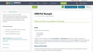OER FLC Sample | OER Commons