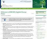 Advanced Energy Policy Advanced Energy Policy