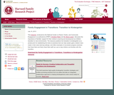 Family Engagement in Transitions: Transition to Kindergarten Family Engagement in Transitions: Transition to Kindergarten