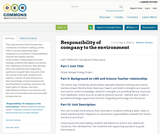 Responsibility of company to the environment Responsibility of company to the environment