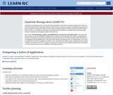 Composing A Letter of Application Composing A Letter of Application