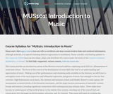 Introduction to Music Introduction to Music