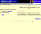 Molecular Structure of Crocoite