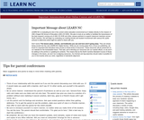 Tips for Parent Conferences Tips for Parent Conferences