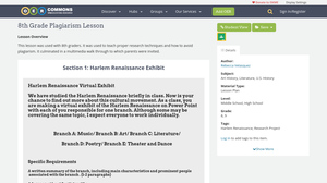 8th Grade Plagiarism Lesson | OER Commons