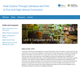 Arab Culture Through Literature and Film: Language and Ethnicity Arab Culture Through Literature and Film: Language and Ethnicity