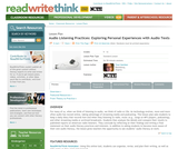 Audio Listening Practices: Exploring Personal Experiences with Audio Texts Audio Listening Practices: Exploring Personal Experiences with Audio Texts