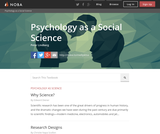 Psychology as a Social Science