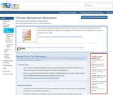 Climate Momentum Simulation