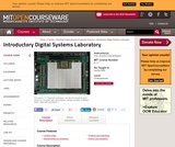 Introductory Digital Systems Laboratory, Spring 2006 Introductory Digital Systems Laboratory, Spring 2006