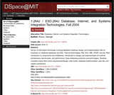 Database, Internet, and Systems Integration Technologies, Fall 2004 Database, Internet, and Systems Integration Technologies, Fall 2004