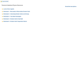 EJS Simulations and Guided Inquiry Worksheets for Thermal Physics