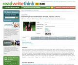 Examining Transcendentalism through Popular Culture Examining Transcendentalism through Popular Culture