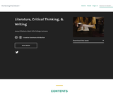 Literature, Critical Thinking, & Writing