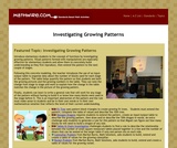 Algebra: Growing Patterns Algebra: Growing Patterns