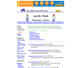 Ask Dr. Math Elementary Number Sense/About Numbers