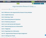 Argumentative Research Essay Argumentative Research Essay