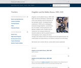 Diaghilev and the Ballets Russes, 1909Đ1929