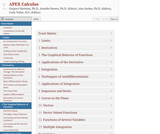 APEX Calculus in MathBook XML