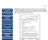 Components of an Investigation Narrative Components of an Investigation Narrative