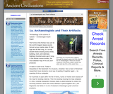 1a. Archaeologists and Their Artifacts 1a. Archaeologists and Their Artifacts