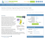Engineering and the Periodic Table