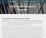 Research Methods Research Methods