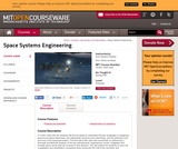 Space Systems Engineering, Spring 2007 Space Systems Engineering, Spring 2007