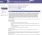 Floods over time: death vs. destruction