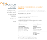 Building Evidence-Based Arguments - Grade 9 - Odell Education Building Evidence-Based Arguments - Grade 9 - Odell Education