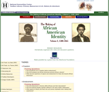 The Making of African American Identiy Volume 1, 1500-1865: Primary Sources