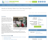 Make Your Own Recycled Paper