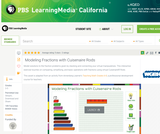 Modeling Fractions with Cuisenaire Rods