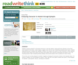 Analyzing Character in Hamlet through Epitaphs Analyzing Character in Hamlet through Epitaphs