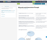 8th grade math Association Triangle