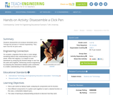 Disassemble a Click Pen