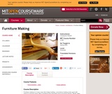 Furniture Making, Spring 2005 Furniture Making, Spring 2005