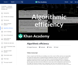 Algorithmic efficiency