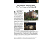 An American Success Story: The Pope House of Raleigh, NC An American Success Story: The Pope House of Raleigh, NC