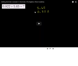 Arithmetic Operations: Adding Decimals Example 2