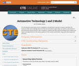 Automotive Technology 1 and 2 Model