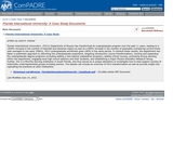 Florida International University: A Case Study