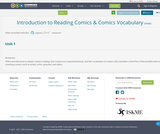 Introduction to Reading Comics & Comics Vocabulary