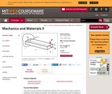 Mechanics and Materials II, Spring 2004 Mechanics and Materials II, Spring 2004