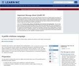 Alternative Discussion Formats: A Public Relations Campaign Alternative Discussion Formats: A Public Relations Campaign
