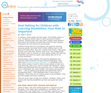 Goal Setting for Children with Learning Disabilities: Parents' Role Goal Setting for Children with Learning Disabilities: Parents' Role