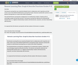 Remote Learning Plan: Graph & Describe Functions Grades 9-12